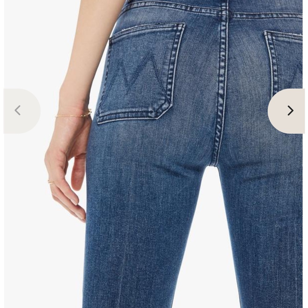 MOTHER Hustler Patch Pocket Ankle Flare Jeans - Picture 4 of 8